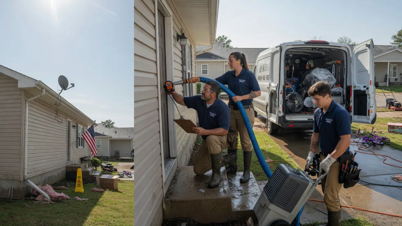 Ceiling Water Damage Restoration in Calhoun, IL near me